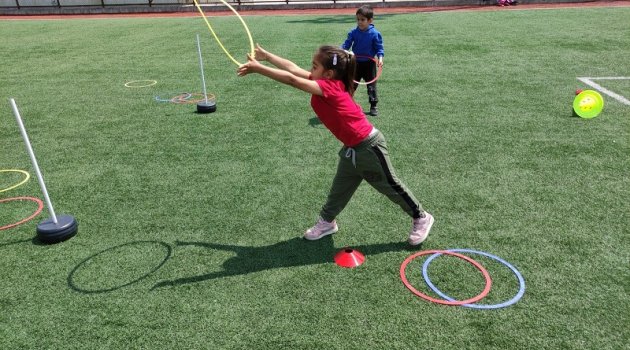 Çocukların atletizm coşkusu