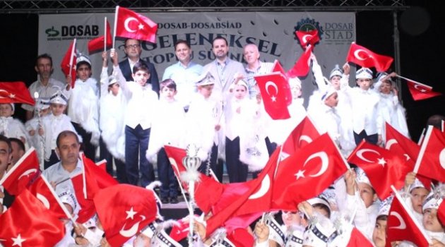 120 çocuk erkekliğe ilk adımını DOSAB'ta attı