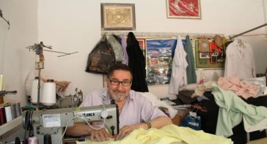 69 yıldır dikiş makinesi başında geçen bir ömür (ÖZEL HABER)