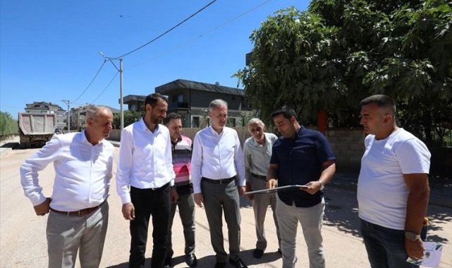 Bursa İnegöl Belediyesi'nden asfalt mesaisi