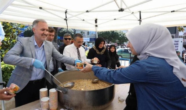 Bursa İnegöl'de kazanlar 'bereket' için kaynadı