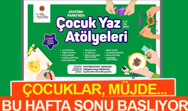 ÇOCUKLAR, MÜJDE! BU HAFTASONU BAŞLIYOR
