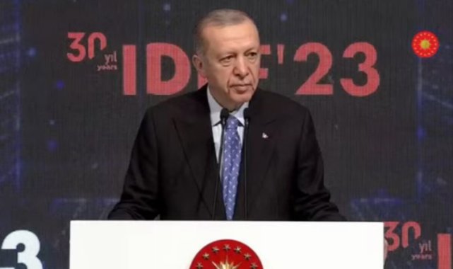 Cumhurbaşkanı Erdoğan: İDEF yine sektöre damgasını vurdu