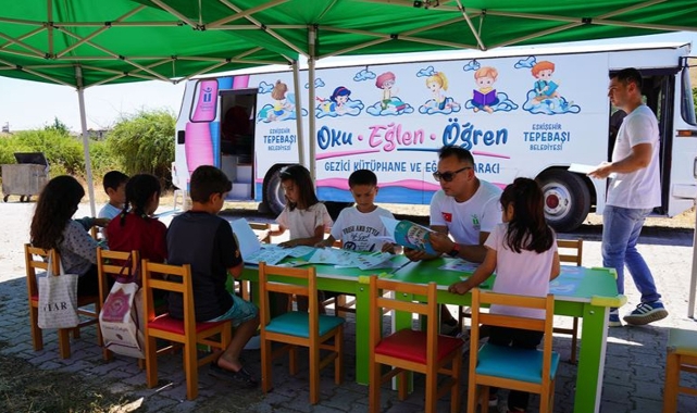 Eskişehir'de çocuklar için gezici kütüphane