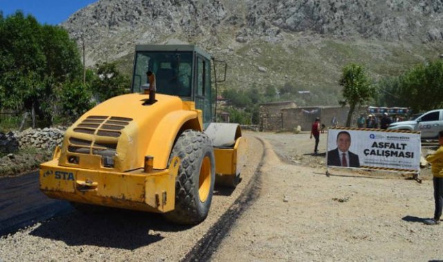 Günnercik yayla yolu asfaltlıyor