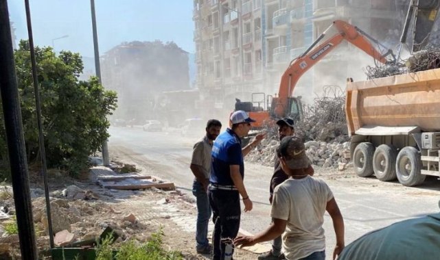 Hatay'da kontrolsüz yıkıma anında müdahale!