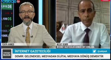 İGF Genel Başkanı Mesut Demir Cadde TV'nin konuğu oldu