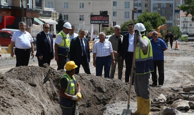 KASKİ'den Melikgazi'de altyapı çalışması