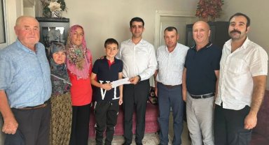 Kaymakam Sevgili'den LGS birinci ve ikincilerine ziyaret