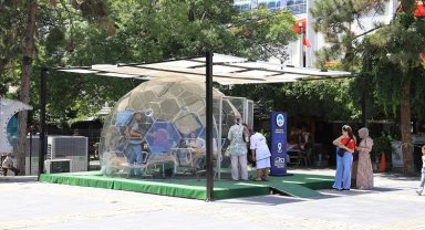 Kayseri'de İletişim Küresi'ne yoğun ilgi