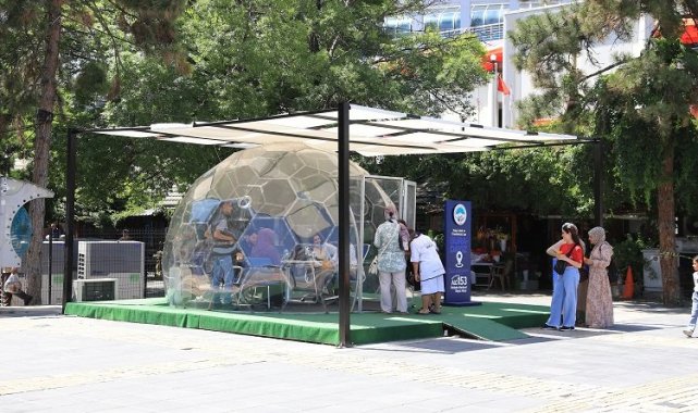 Kayseri'de İletişim Küresi'ne yoğun ilgi