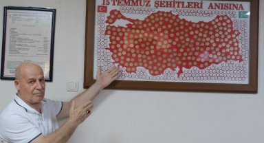 Koleksiyoner Şimşek'ten 251 şehidin hatırasına özel çalışma