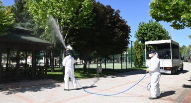 Konya Selçuklu'da haşare ilaçlamasına devam