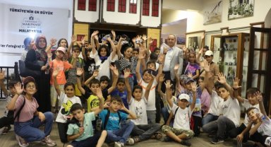 Malatya'da konak öğrencilerinde Sanat Sokağı'na ziyaret