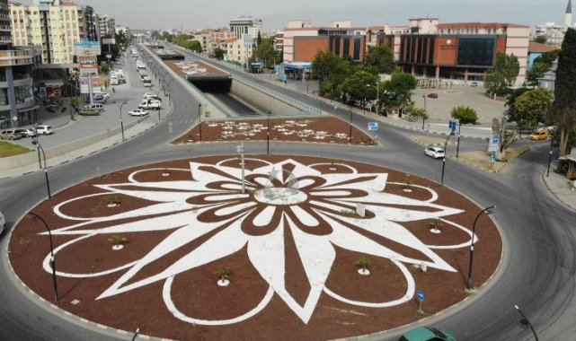 Manisa Turgutlu'da Alparslan Türkeş Kavşağı şekillendi