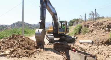 Manisa Yenipazar'da ilave kanalizasyon hattı