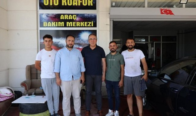 Mehmet Savran'dan esnaf ziyaretleri