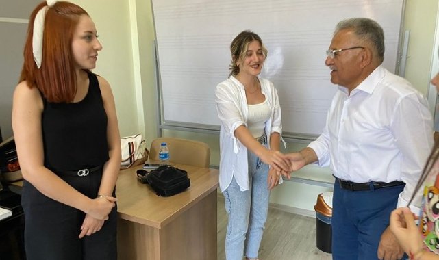 Memduh Büyükkılıç KAYMEK öğrencileriyle buluştu