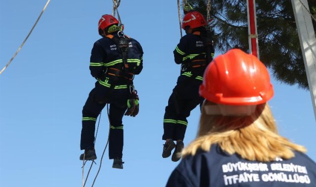 Muğla'da gönüllü itfaiyeciler sertifikalandı