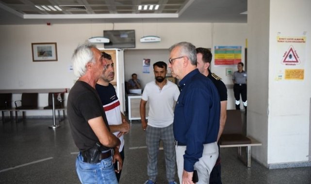 Mustafa Helvacıoğlu'ndan taziye ziyareti