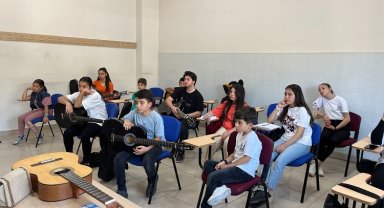 Müziğin notaları Kayseri Hacılar'da yükseliyor
