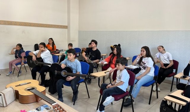 Müziğin notaları Kayseri Hacılar'da yükseliyor