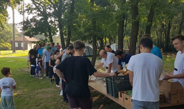 Sakarya'da Macera Park'ta kamp ilgisi