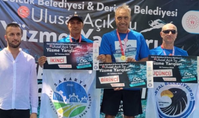 Sakaryalı yüzücüden Körfez'de ikincilik