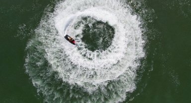 15 dakikada bir 'jet' denetim... Bursa sahillerinde gerçeği aratmayan tatbikat