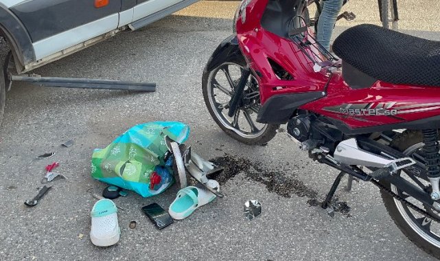 Adıyaman'da minibüs ile motosiklet çarpıştı: 2 yaralı