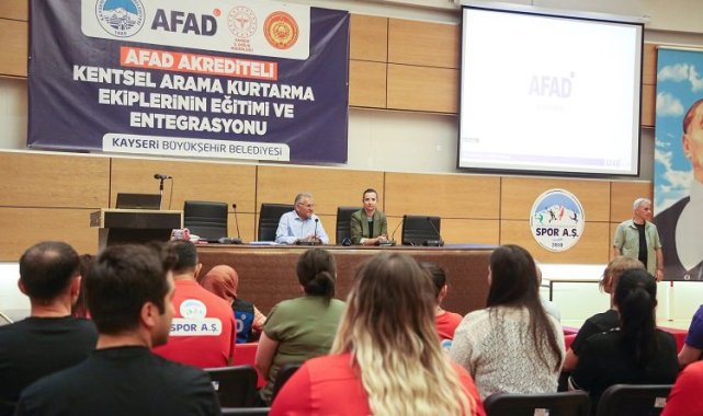 AFAD'dan Kayseri'de eğitim ve seminer
