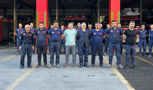 Antalya'yı söndüren Kayseri itfaiyesi kente döndü