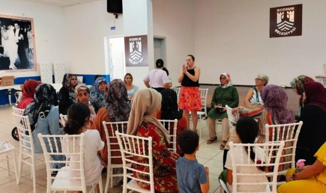 Bodrum'un atölyelerine 'şiddet' farkındalığı