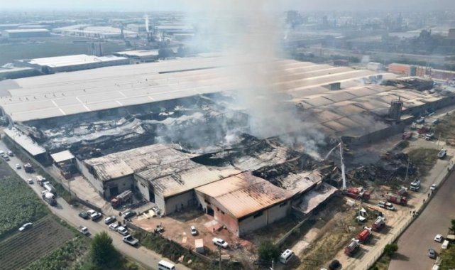 Bursa İnegöl'deki yangın büyük hasara yol açtı