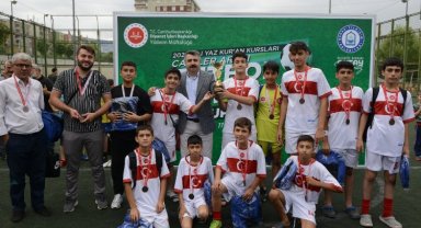 Bursa Yıldırım'da Kur'an Kursu'nda turnuvalar tamamlandı