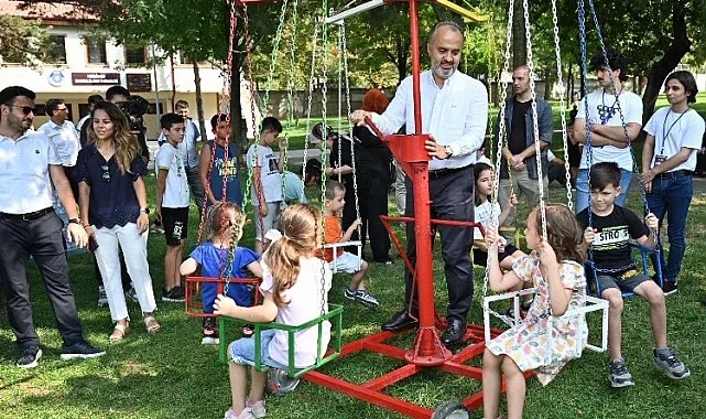Bursalı çocuklar sokak oyunlarıyla şenlendi