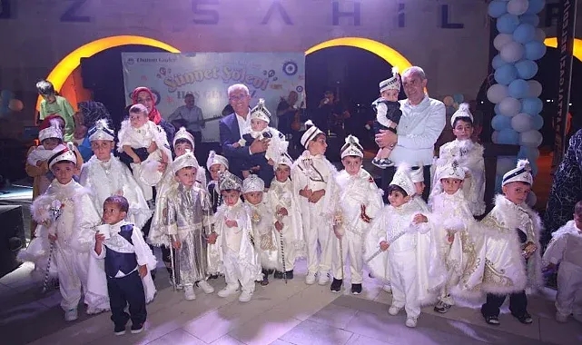 'Depremzede çocuklara sünnet şöleni