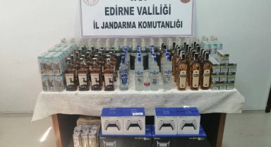 Edirne'de 510 bin liralık kaçak malzeme yakalandı