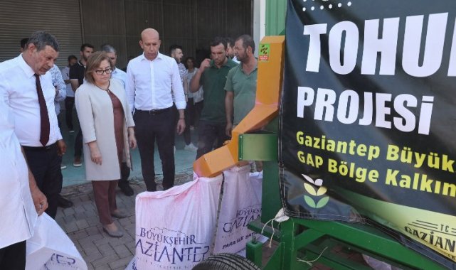 Gaziantep'ten çiftçilere 'selektör' katkısı