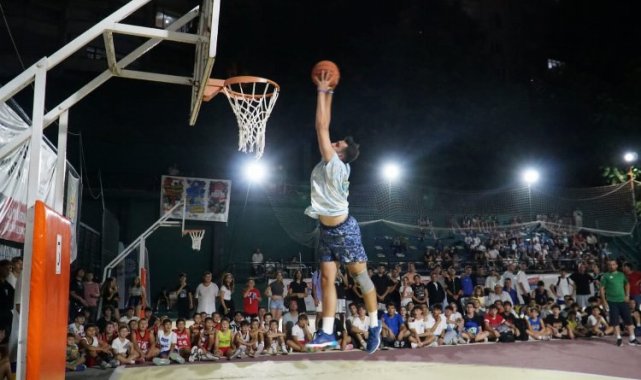 Gölcük'te sokak basketboluna muhteşem final