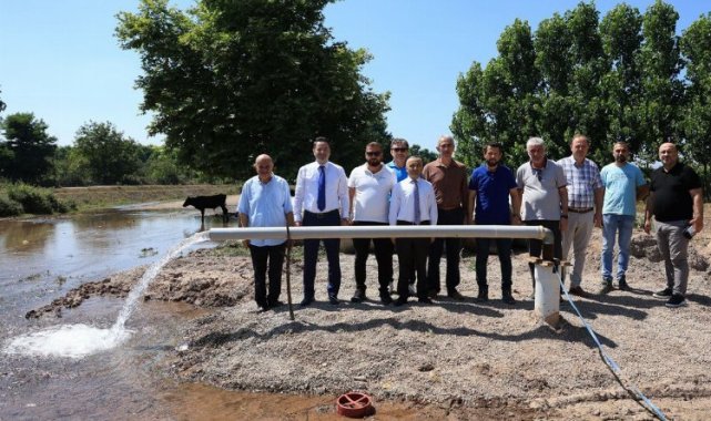 Hendekli muhtarlardan Sakarya'ya sondaj teşekkürü