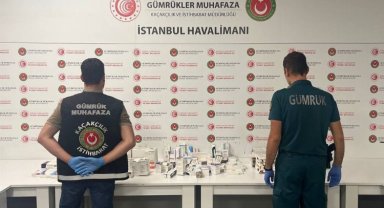 İstanbul Havalimanı'nda 27 milyonluk kaçak ilaç!