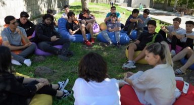 Kayseri Melikgazi'de öğrencilere 'tarihi' İngilizce fırsatı