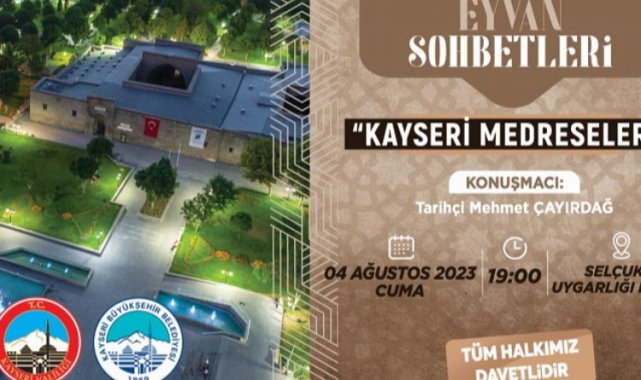 Kayseri protokolünden Eyvan Sohbetleri