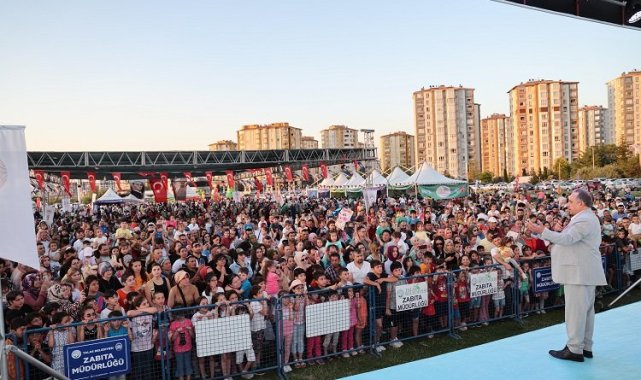 Kayseri Talas'ta çocukların şenlik coşkusu