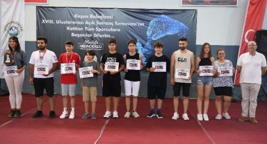 Keşan'da açık satrançta uluslararası 18. buluşma sona erdi