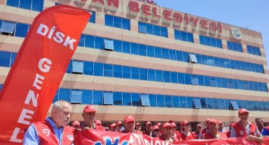 Keşan'da belediye işçilerinden yarım günlük grev!