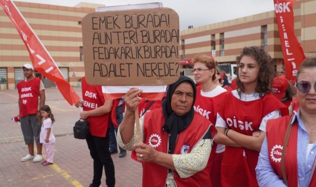 Keşan'da çoluk çocuk ailece haklarını aradı