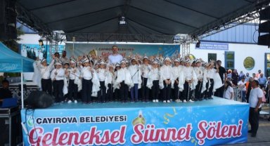 Kocaeli Çayırova'da geleneksel sünnet şöleni