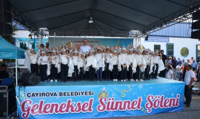 Kocaeli Çayırova'da geleneksel sünnet şöleni
